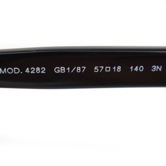 VERSACE "Greca": Black, "Meandros" & Gold Logo Sunglasses (mq) - Picture 9 of 10